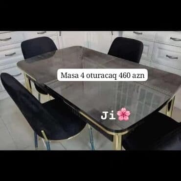 kuxna ucun stol stul: Mətbəx üçün, Yeni, Açılan, Kvadrat masa — 1