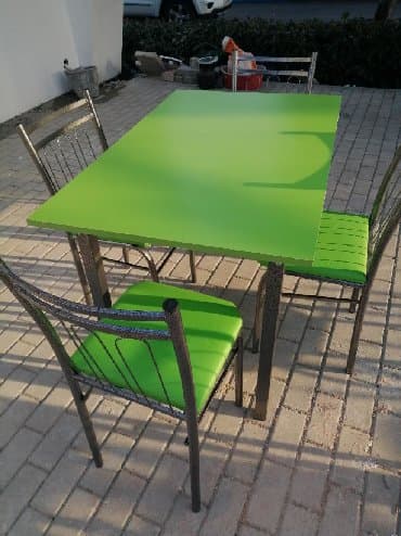 Masa və oturacaq dəstləri: Mətbəx üçün, Yeni, Açılmayan, Künc masa — 1