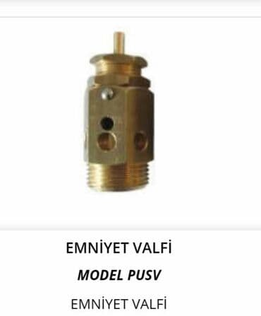 Məhsul: Emniyyət valfi – Model PUSV - Material: Pirinç gövdə, yivli