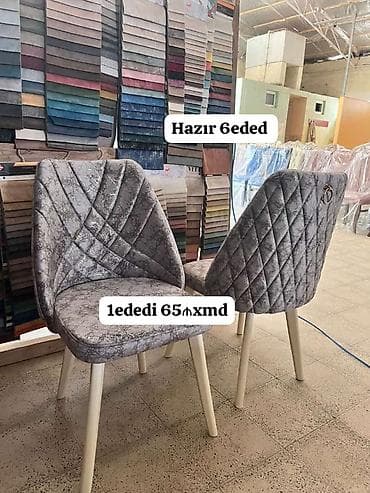 plasmas stular: - Yumşaq oturacaq və bel hissəsi ilə komfortlu yemək otağı/ofis stulu — 1
