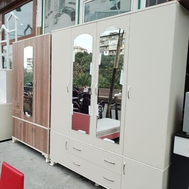 4 qapili dolab: Yeni, Açılan, 4 qapılı Düz dolab, Dolab-asılqan, Türkiyə — 23