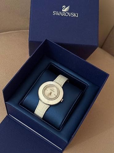 saat qutu: Yeni, Qol saatı, Swarovski, rəng - Bej — 1