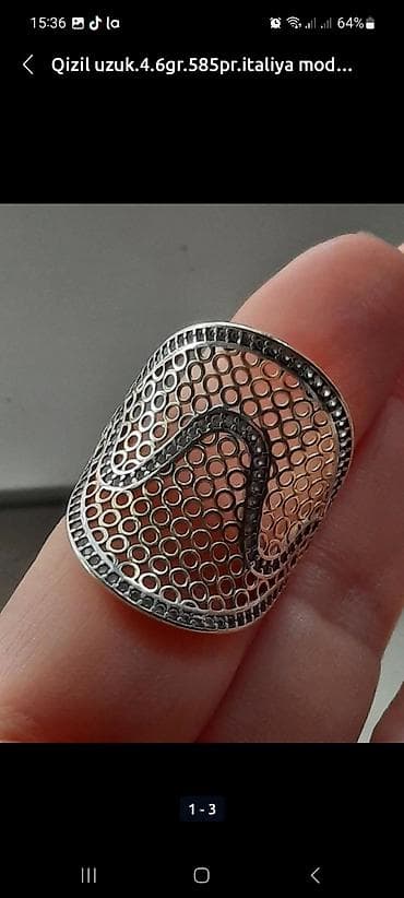 xarı bülbül: Üzük, Sarı qızıl, 585 Əyar — 5