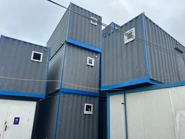 anbar üçün konteyner: Konteyner tipli sanitar qovşaq – tam hazır modul - Metal karkaslı — 2
