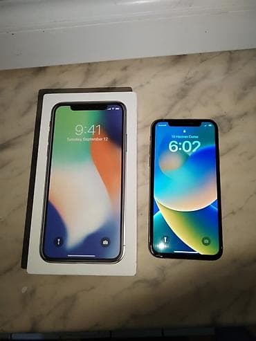 IPhone X, 64 GB, Gümüşü lalafo.az -da IPhone X, 64 GB, Gümüşü