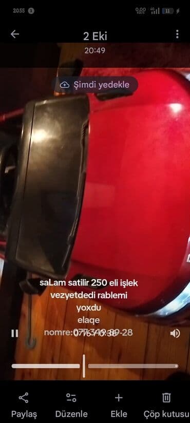 masin ucun xor xor: Uşaq üçün elektrikli maşın – Range Rover üslubunda, qırmızı rəng. - — 5