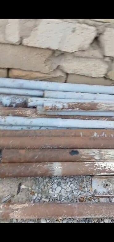 işlənmiş borular: Demir trubalar 200kq artıqdır çəkisi naves yığmaq üçün istifade — 2
