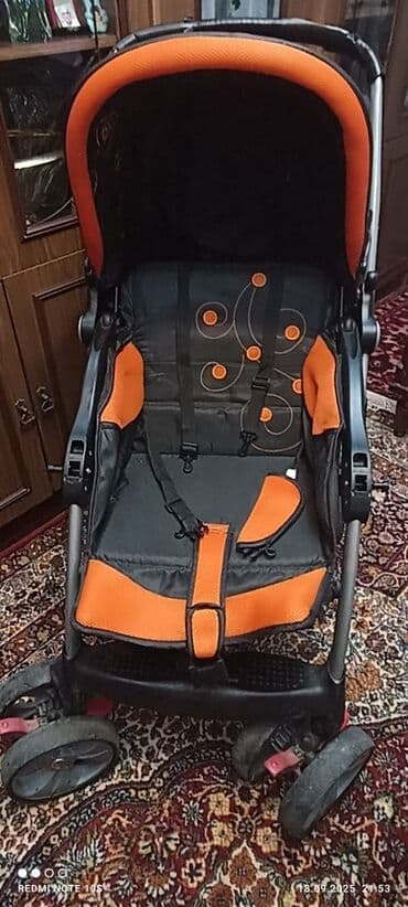 mutsy igo universal arabalar: Uşaq arabası – portativ, yüngül konstruksiya - Rəng: qara-narıncı - 4 — 1