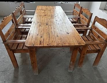 İşlənmiş, 6 stul