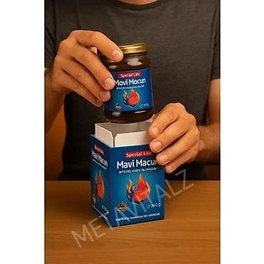 vitamin dermanlar: Mavi Macun- gecikdirici böyüdücü və qüvvət verici effektə sahib olan — 4