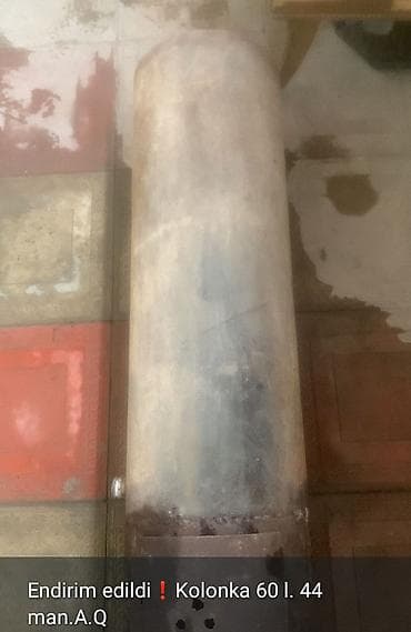 plastik döşəmə: Qaz kolonkası – 60 litr - Tutum: 60 L - Tip: Qazla işləyən su — 1