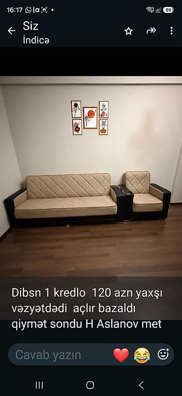 Dibsn 1 kredlo 120 azn yaxşı vəzyətdədi açlır bazaldı qiymət sondu lalafo.az -da Dibsn 1 kredlo 120 azn yaxşı vəzyətdədi açlır bazaldı qiymət sondu