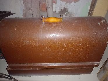 ev masin: Elektrik tikiş maşını – retro model, qutu və pedalla - Korpus — 1