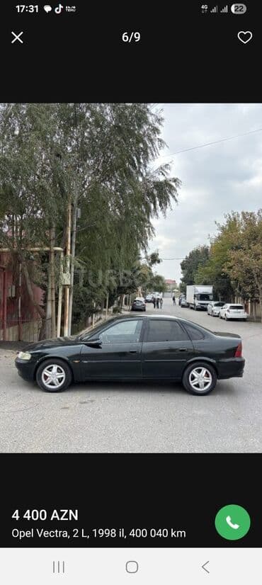 guzgu satışı: Opel Vectra: 2 l | 1998 il Sedan — 4