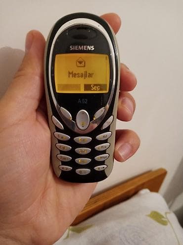 60 azn telefon: Siemens A52 yaxşı veziyyetde heç bir problemi yoxdur — 3