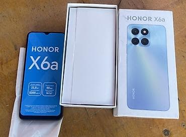smart box qiymeti: Honor X6a, 128 GB, rəng - Qara, Zəmanət, İki sim kartlı, Sənədlərlə — 2
