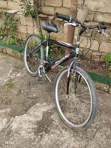 Salcano şəhər/dağ velosipedi - Çərçivə: polad, 26” təkər ölçüsü - — 2
