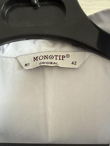 xalat turkce: MONOTIP Original qısaqoll laboratoriya/xalat köynəyi - Rəng: ağ - — 4