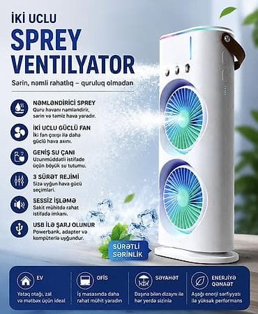 ventilator notebook: Ventilyator Yeni, Masaüstü, Kolon, Kredit yoxdur, Pulsuz çatdırılma, Ödənişli çatdırılma, Rayonlara çatdırılma — 1