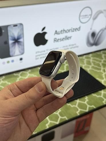 Смарт браслеты: Смарт часы, Apple, Водонепроницаемый, цвет - Серебристый — 2