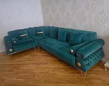 Künc divan Satılır 580₼ Ölçü 1.50/2 dərinlik 90 2 il istifadə olunub — 1
