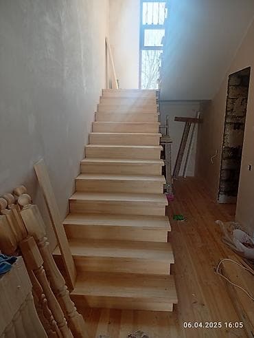 hamam dizayni: Taxta pilləkənlərin layihələndirilməsi və hazırlanması xidməti - — 4