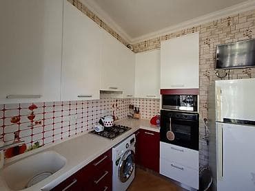 Mətbəx mebeli dəsti – yığma künc model - Rəng: ağ üst dolablar + — 4