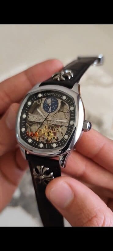 qara noqteler: Yeni, Qol saatı, Cartier, rəng - Gümüşü — 2