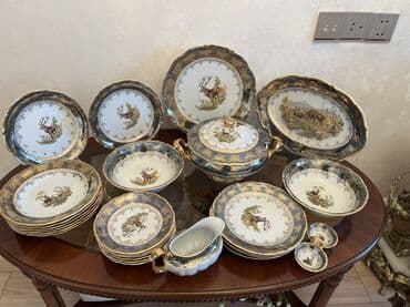 nahar: Nahar dəsti, rəng - Ağ, Farfor — 2