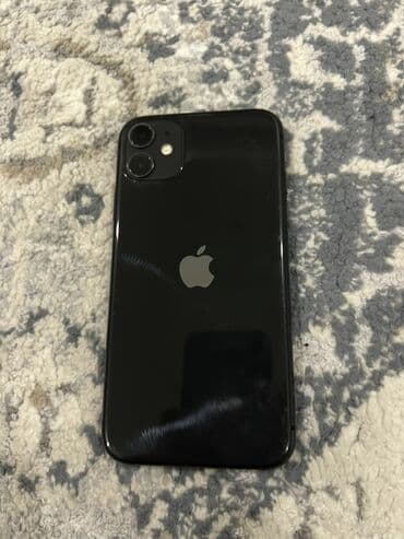 IPhone 11, 64 GB, Qara, Barmaq izi, Simsiz şarj, Face ID