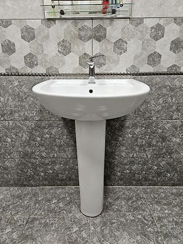 o7 sekilleri: Seramik ayaqlı əlüzüyü (lavabo) - Material: yüksək keyfiyyətli — 4