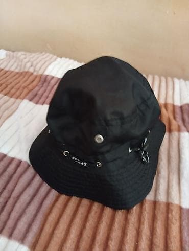 Панамы: Qara bucket papaq bu papaq həm Qadın həm də kişi üçündür.Açiq havada — 1
