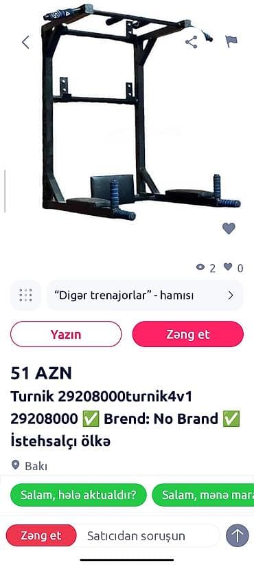 Turnik 4v1 divara quraşdırılan çoxfunksiyalı trenajor - Evdə güc və