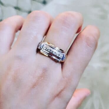 nişan üzükleri: Nişan, Üzük, Sarı qızıl, 750 Əyar, Brilyant, 0.26-0.50 Karat — 1