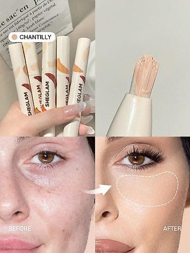 push up helanke: SHEGLAM maye konsiler – fırçalı aplikatorlu, dəqiq örtücülük üçün — 2