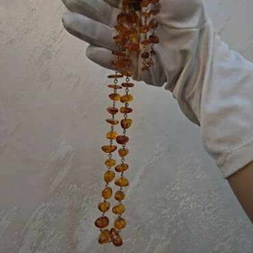 kəhrəba təsbehlər: Boyunbağı — 3