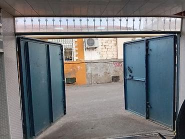 Ev və bağ: İşlənmiş Dəmir Həyət darvazası, Yana açılan, 3 m, Mexaniki, Qapı ilə, rəng - Göy — 3