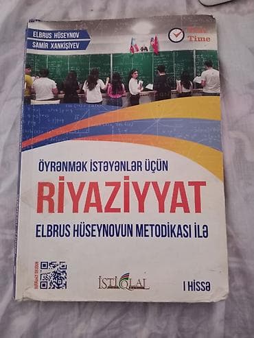 Riyaziyyat kitabıdır 5ci sinifdən 11ci sinifə qədər hərkəs istifadə
