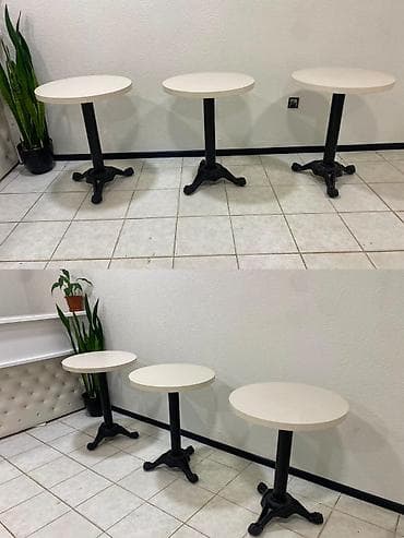 bar stolu: Kafe üçün dairəvi masalar - Miqdar: 3 ədəd - Qiymət: biri 50 AZN - — 1