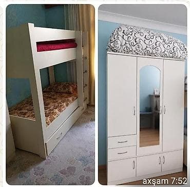 matras islenmis: Oğlan və qız üçün, İşlənmiş, Çarpayı, Matras ilə, Siyirməli — 1