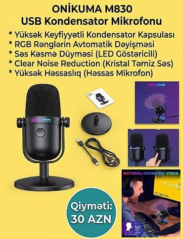 tar mikrafonu: Yeni Simli Mikrofon Ödənişli çatdırılma — 2