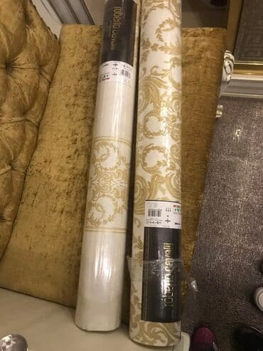 Продаются итальянские обои Roberto Cavalli, 1 рулон 50 манат, всего 7