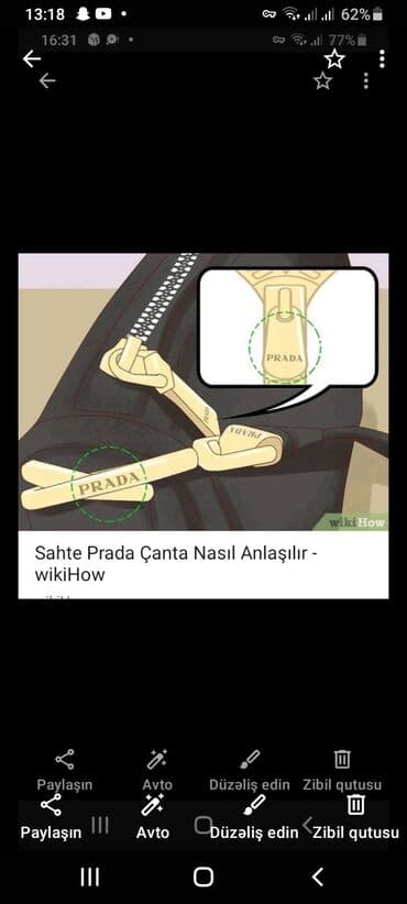 irshad telecom is saatlari: Çanta. prada — 2