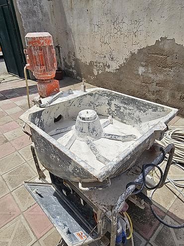 elektrik misar: Quru qarışıq suvaq aparatı (məhlul qarışdırma və nasoslama maşını) - — 4