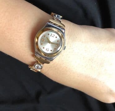 детские наручные часы swatch: Yeni, Qol saatı, Swatch, rəng - Qızılı — 5