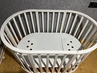 usaq beshiyi: Oğlan və qız üçün, Yumru, Beşik, Dəstsiz, Matras ilə, Yellənmə mexanizmsiz — 3