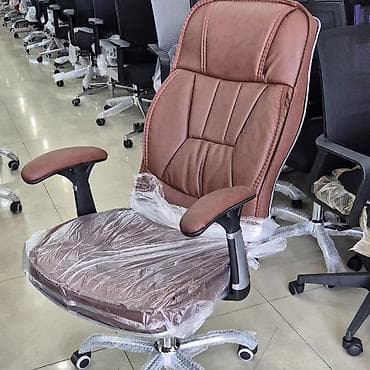 quba mebel: Yeni, Təkərli, Qolları tənzimlənir, Dəri — 4