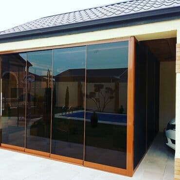 Cambalkon ve qapi pencere sistemleri serfeli ve keyfiyyetli