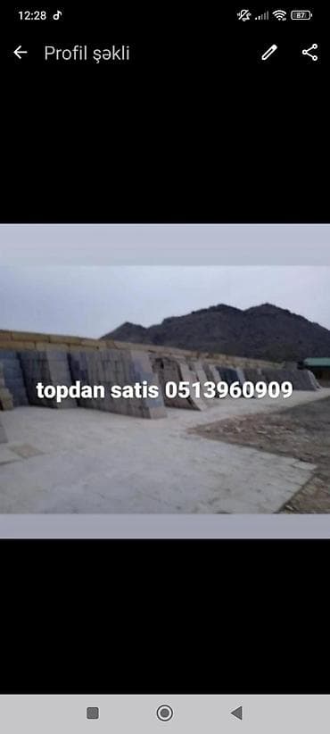 dekor dasi: Təbii daş plitələr – fasad və landşaft işləri üçün Məhsul: - Kəsimi — 1