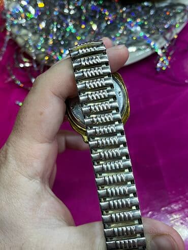 Saat kəmərləri: İşlənmiş, Qol saatı, rəng - Qızılı — 4